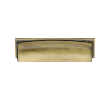 Heritage Brass Drawer Cup Pull Shropshire Design 125mm - Antique Brass