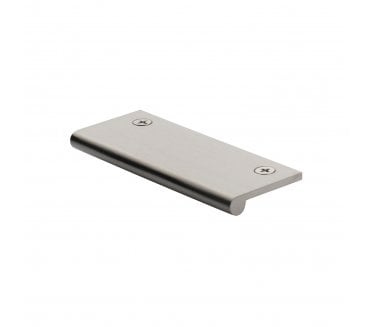 Heritage Brass EP Edge Pull Cabinet Handle 100mm - Satin Nickel