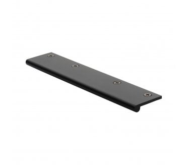 Heritage Brass EP Edge Pull Cabinet Handle 200mm - Matt Black