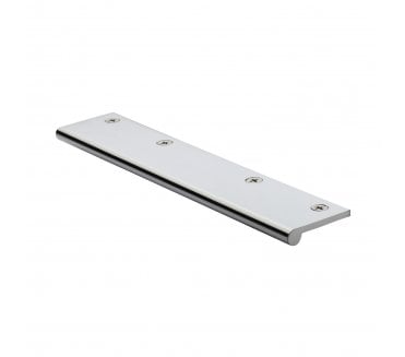Heritage Brass EP Edge Pull Cabinet Handle 200mm - Polished Chrome
