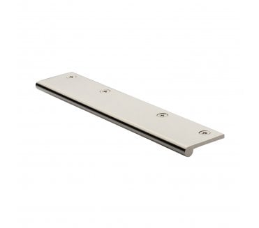 Heritage Brass EP Edge Pull Cabinet Handle 200mm - Polished Nickel