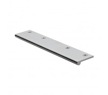 Heritage Brass EP Edge Pull Cabinet Handle 200mm - Satin Chrome