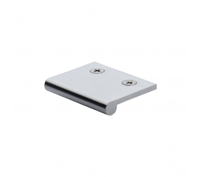 Heritage Brass EP Edge Pull Cabinet Handle 50mm - Satin Chrome