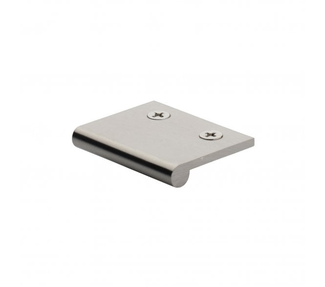 Heritage Brass EP Edge Pull Cabinet Handle 50mm - Satin Nickel