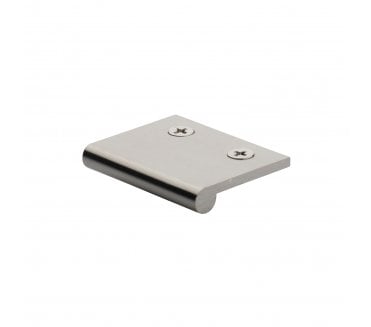 Heritage Brass EP Edge Pull Cabinet Handle 50mm - Satin Nickel