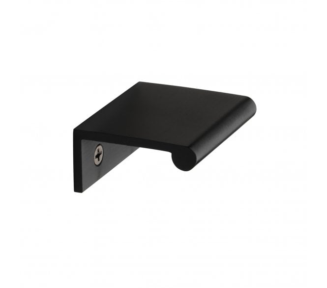 Heritage Brass EPR Edge Pull Cabinet Handle 50mm - Matt Black