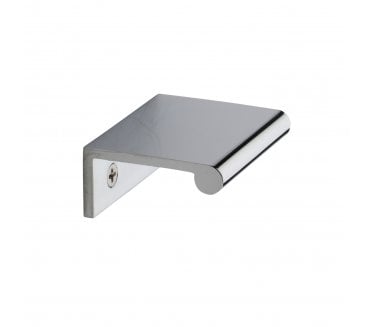 Heritage Brass EPR Edge Pull Cabinet Handle 50mm - Polished Chrome