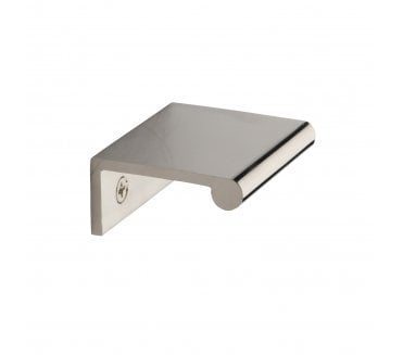 Heritage Brass EPR Edge Pull Cabinet Handle 50mm - Polished Nickel