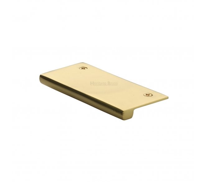 Heritage Brass EPT100-38 EPT Edge Pull Cabinet Handles - Polished Brass