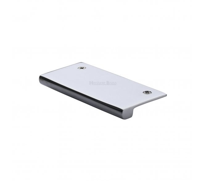 Heritage Brass EPT100-38 EPT Edge Pull Cabinet Handles - Polished Chrome