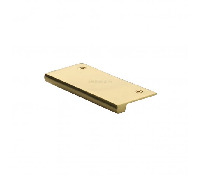 Heritage Brass EPT50-38 EPT Edge Pull Cabinet Handles - Polished Brass