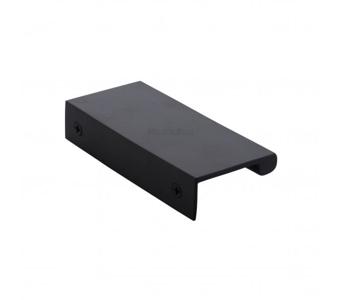Heritage Brass EPTR100-44 EPTR Edge Pull Cabinet Handles - Matt Black