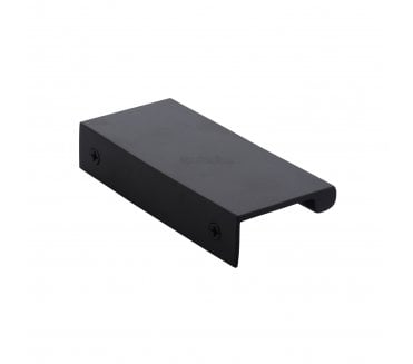Heritage Brass EPTR100-44 EPTR Edge Pull Cabinet Handles - Matt Black