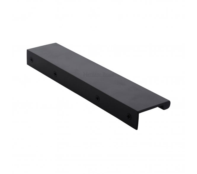 Heritage Brass EPTR200-44 EPTR Edge Pull Cabinet Handles - Matt Black