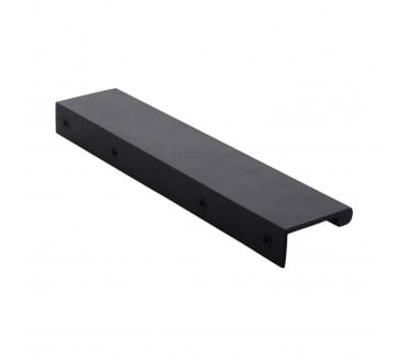 Heritage Brass EPTR200-44 EPTR Edge Pull Cabinet Handles - Matt Black