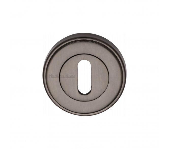Heritage Brass ERD7000 Stepped Keyhole Escutcheon 53mm - Matt Bronze