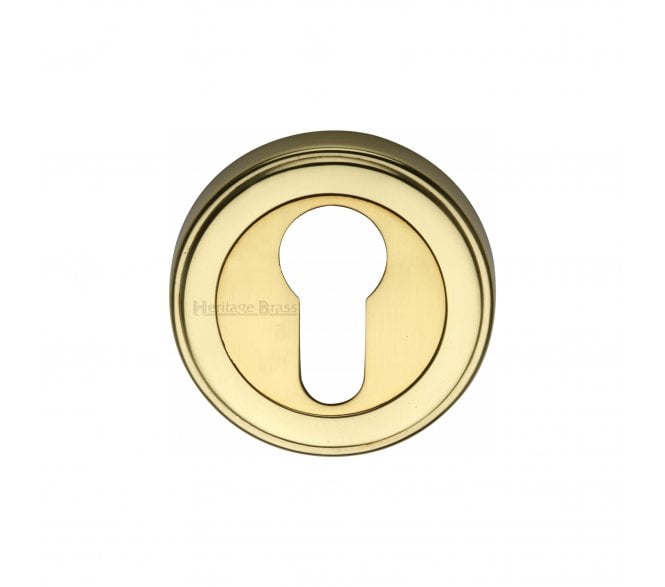 Heritage Brass ERD7020 Euro Profile Escutcheon - Polished Brass