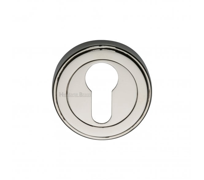 Heritage Brass ERD7020 Euro Profile Escutcheon - Polished Nickel