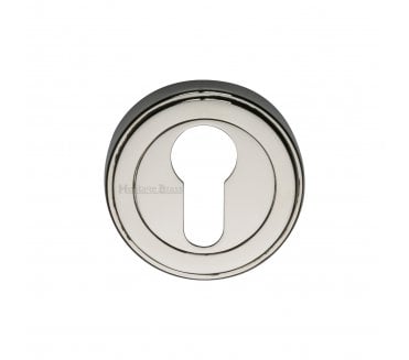Heritage Brass ERD7020 Euro Profile Escutcheon - Polished Nickel