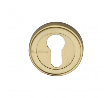 Heritage Brass ERD7020 Euro Profile Escutcheon - Satin Brass