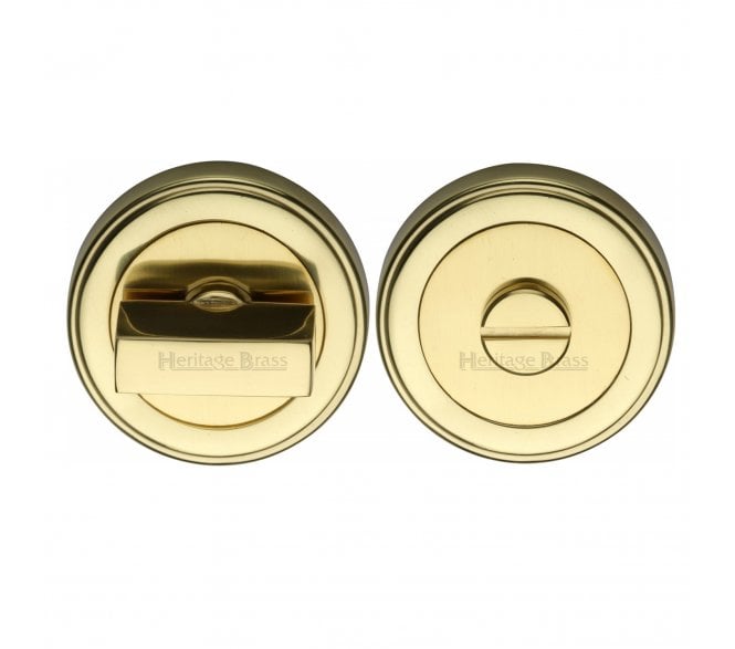 Heritage Brass ERD7030 Bathroom Turn & Release Set 53mm - Polished Brass