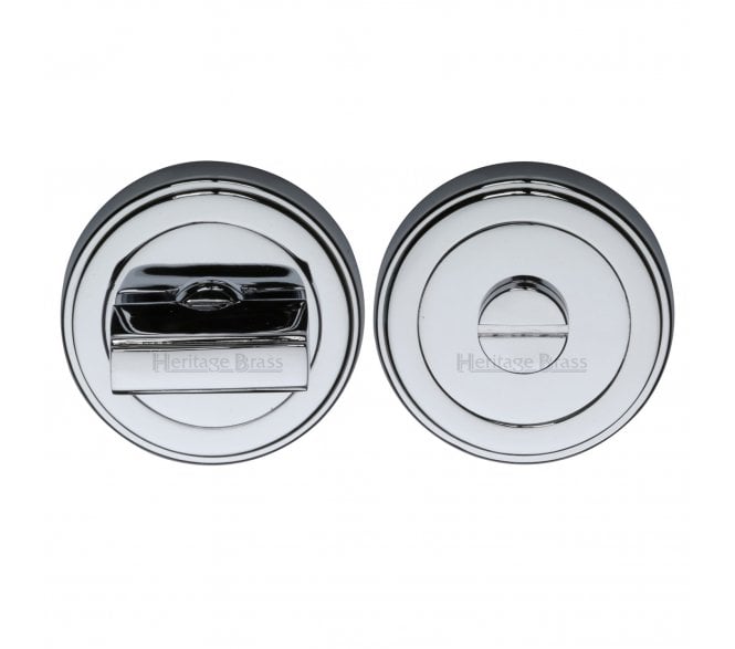 Heritage Brass ERD7030 Bathroom Turn & Release Set 53mm - Polished Chrome