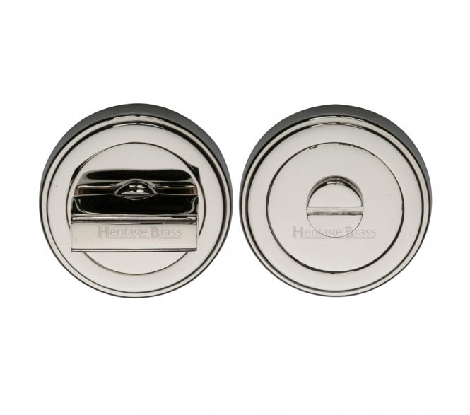 Heritage Brass ERD7030 Bathroom Turn & Release Set 53mm - Polished Nickel