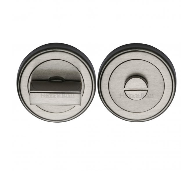 Heritage Brass ERD7030 Bathroom Turn & Release Set 53mm - Satin Nickel