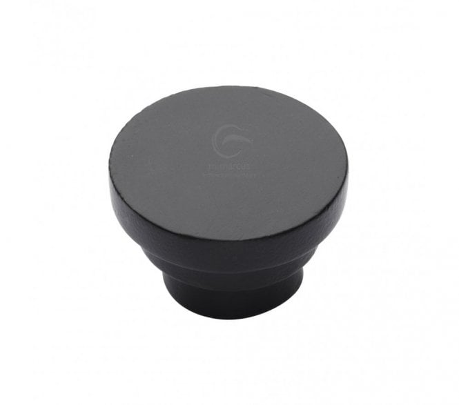Heritage Brass FB3624 Cabinet Knobs Round Stepped Design - Rustic Black