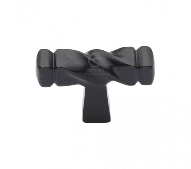 Heritage Brass FB399 Cabinet Knob Twist Design 44mm - Rustic Black