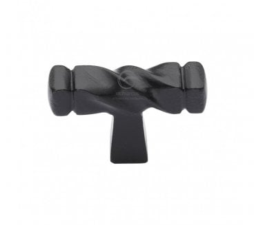 Heritage Brass FB399 Cabinet Knob Twist Design 44mm - Rustic Black
