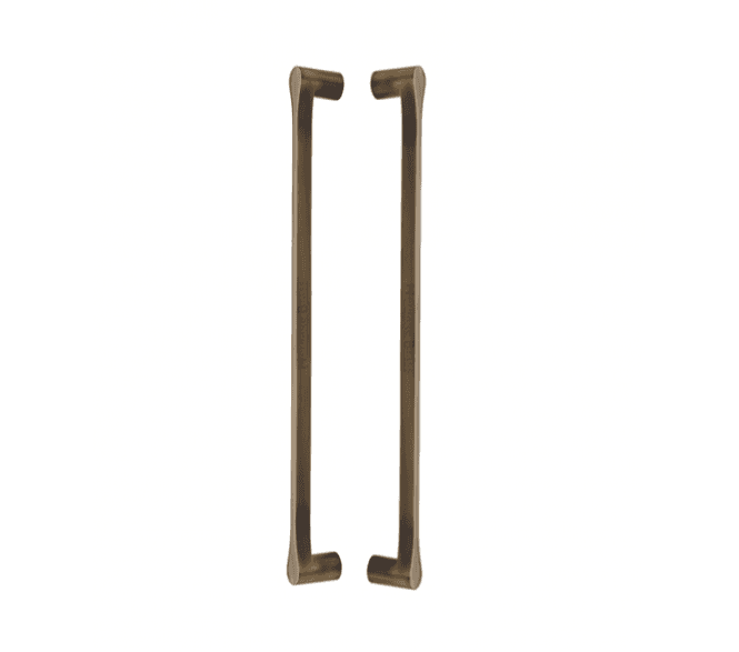 Heritage Brass Gio Back to Back Door Pull Handles - Antique Brass