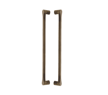 Heritage Brass Gio Back to Back Door Pull Handles - Antique Brass