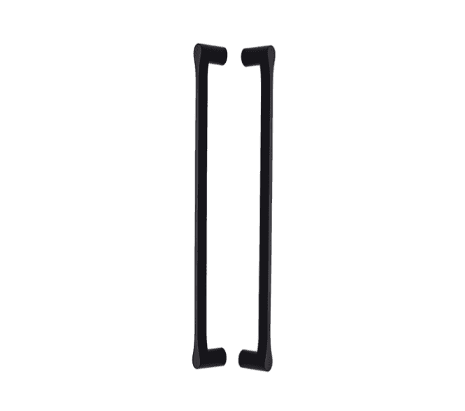 Heritage Brass Gio Back to Back Door Pull Handles - Matt Black