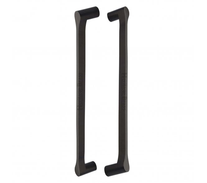 Heritage Brass Gio Back to Back Door Pull Handles - Matt Bronze
