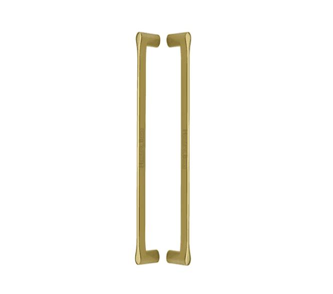 Heritage Brass Gio Back to Back Door Pull Handles - Polished Brass