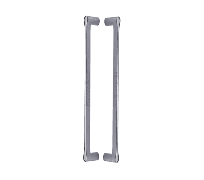 Heritage Brass Gio Back to Back Door Pull Handles -Polished Chrome