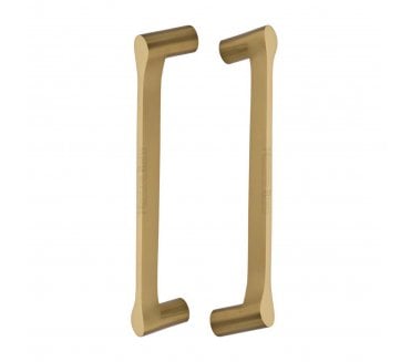 Heritage Brass Gio Back to Back Door Pull Handles - Satin Brass
