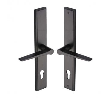 Heritage Brass Gio Multipoint Lock Handles, 92mm Centres - Matt Bronze