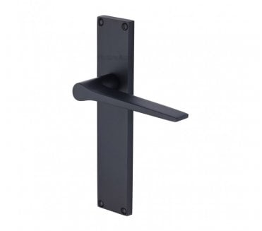 Heritage Brass Gio On Long Backplate - Matt Black