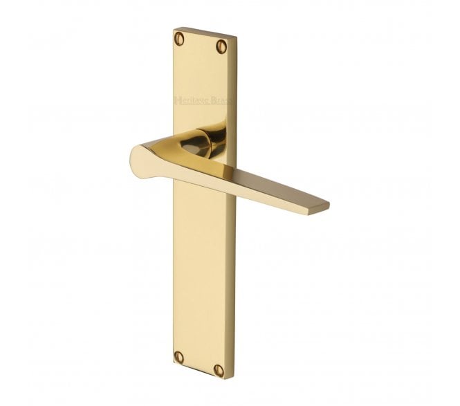 Heritage Brass Gio On Long Backplate - Polished Brass