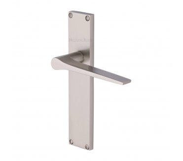 Heritage Brass Gio On Long Backplate - Satin Nickel