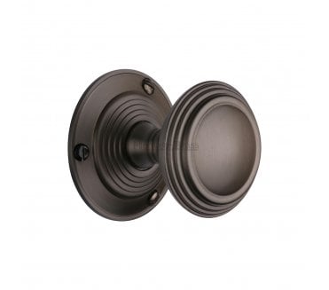 Heritage Brass Goodrich Mortice Knobs - Matt Bronze