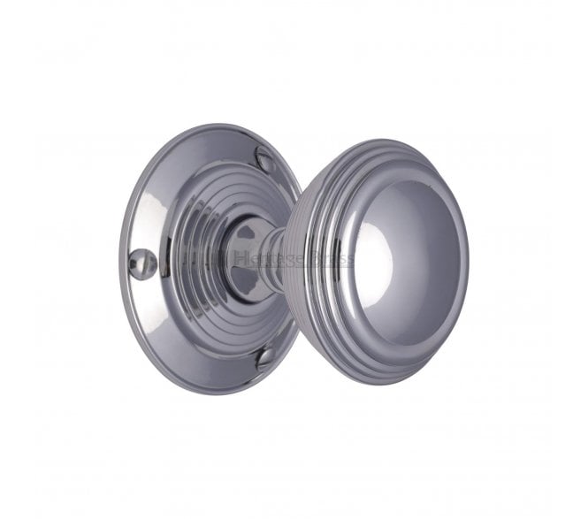 Heritage Brass Goodrich Mortice Knobs - Polished Chrome