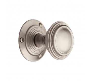 Heritage Brass Goodrich Mortice Knobs - Satin Nickel
