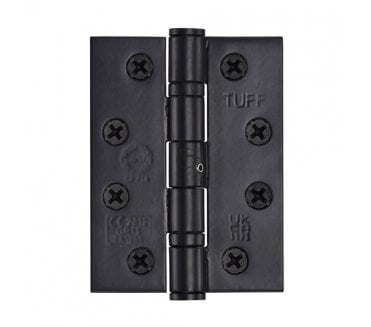 Heritage Brass Grade 13 102x76mm Ball Bearing Hinges (Pair) - Matt Black