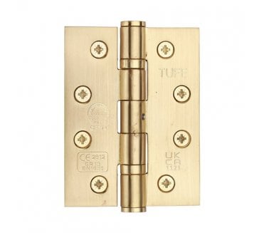 Heritage Brass Grade 13 102x76mm Ball Bearing Hinges (Pair) - Satin Brass