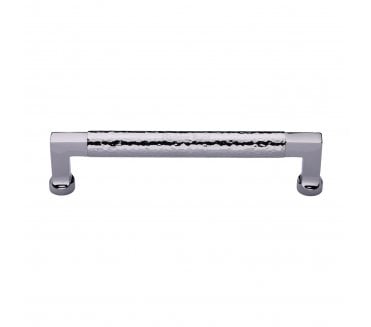 Heritage Brass HAM0312 Hammered Bauhaus Cabinet Pull Handles - Polished Chrome