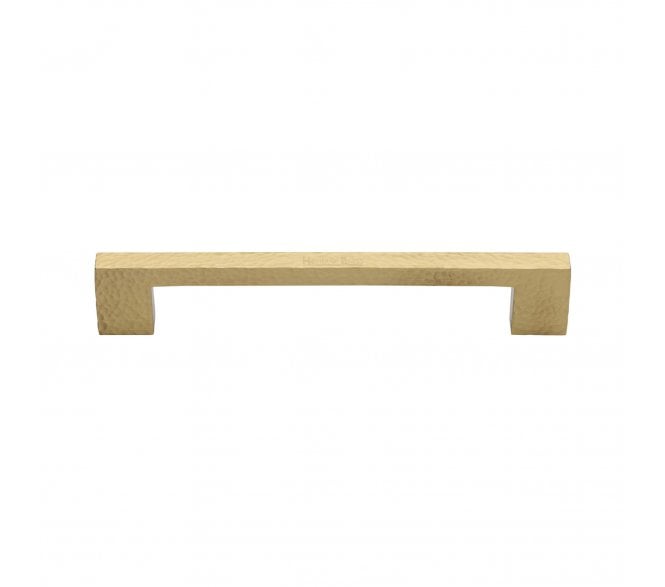 Heritage Brass HAM0337 Hammered Metro Cabinet Pull Handles - Satin Brass