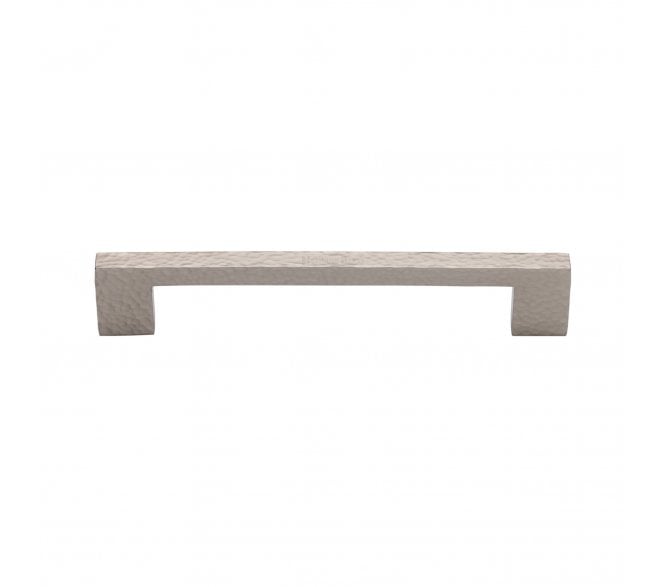 Heritage Brass HAM0337 Hammered Metro Cabinet Pull Handles - Satin Nickel